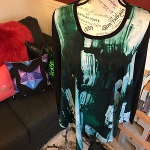Abstract Green Top